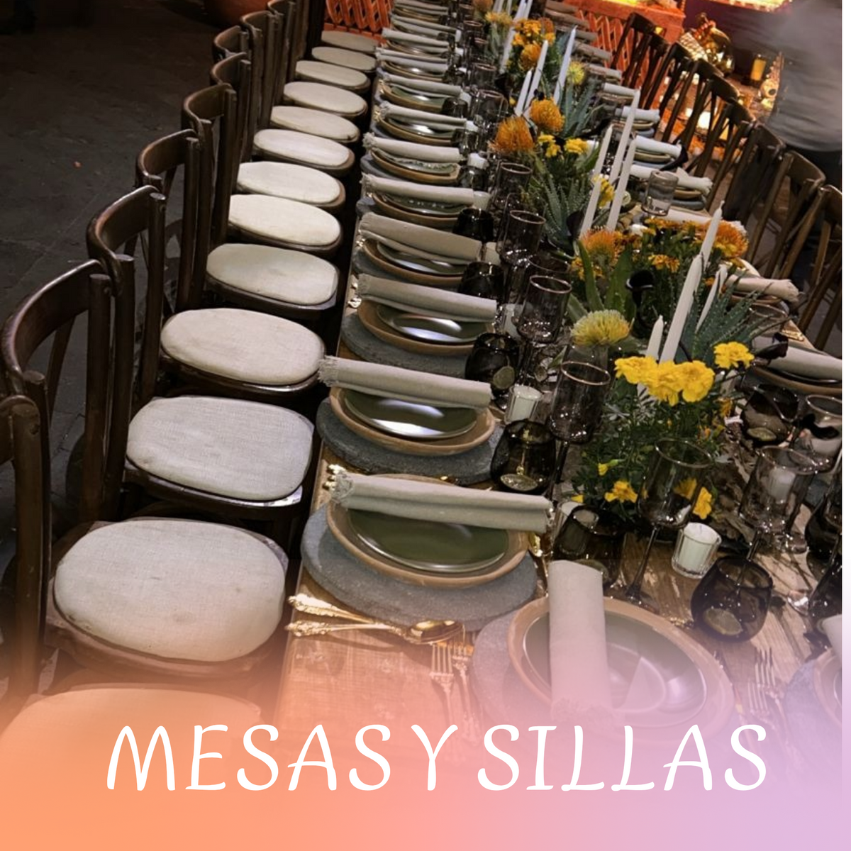 Mesas & Sillas