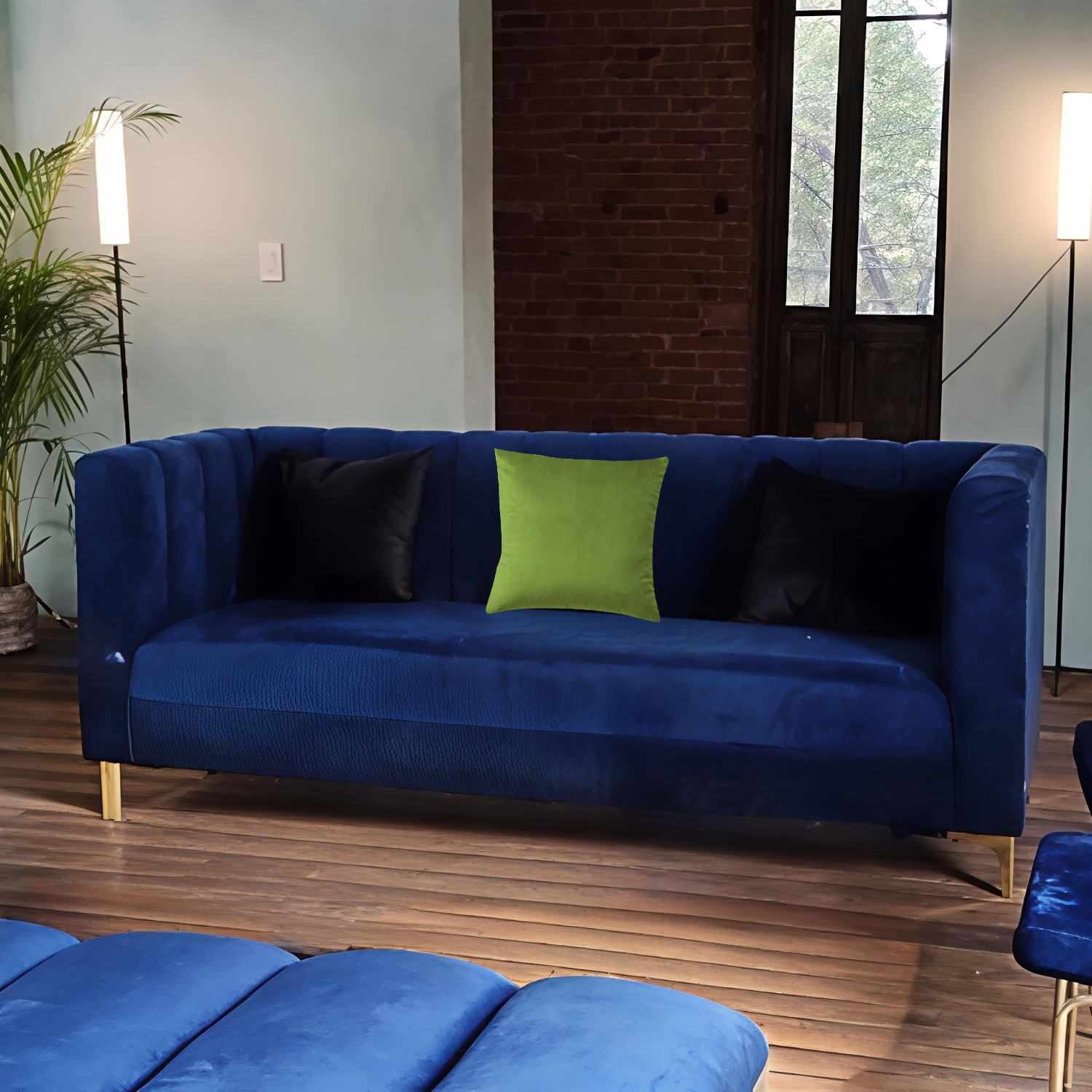Cojín Decorativo Verde Musgo