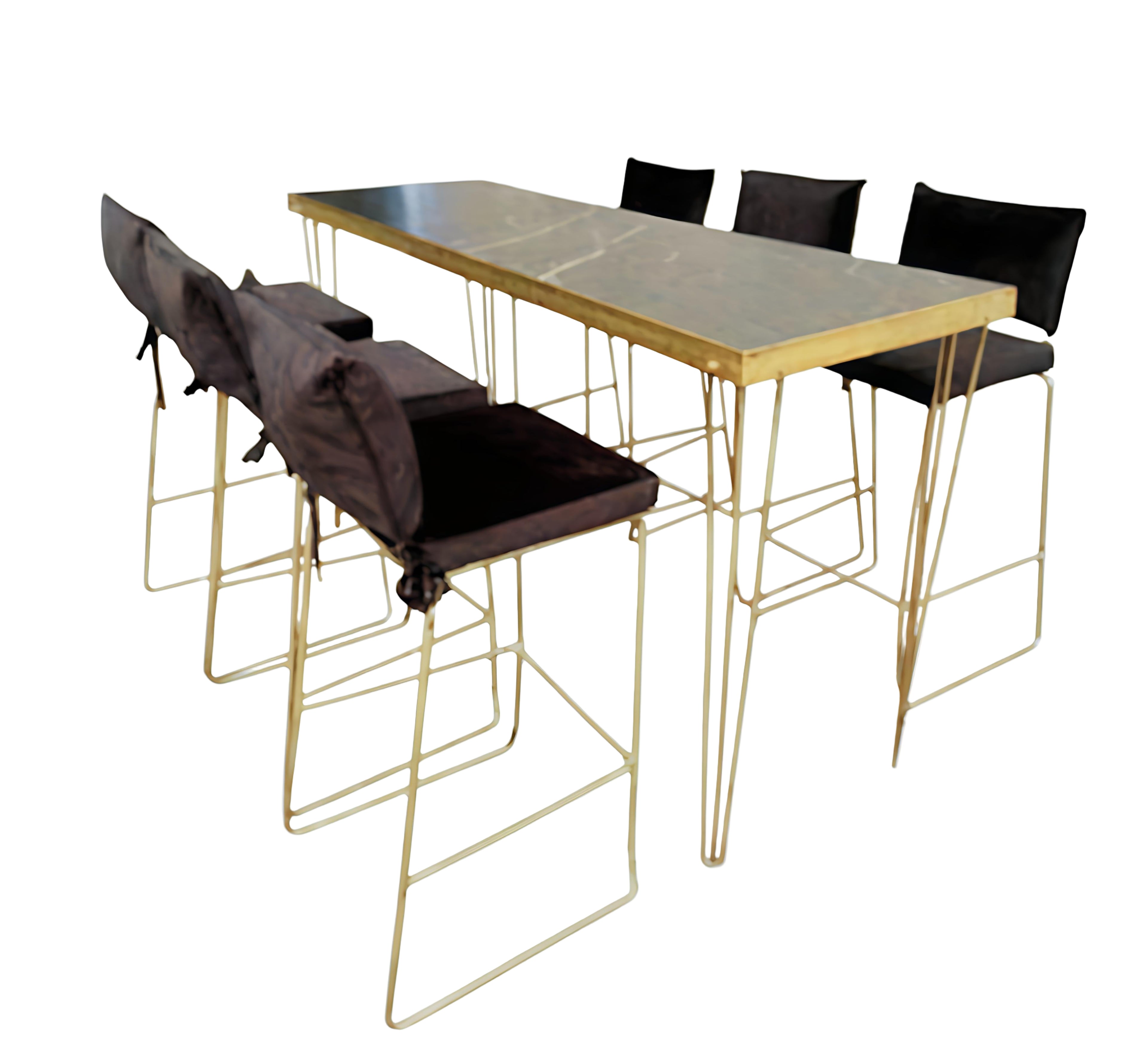 PERIQUERA RECTANGULAR GOLD 6 BANCOS SMITH