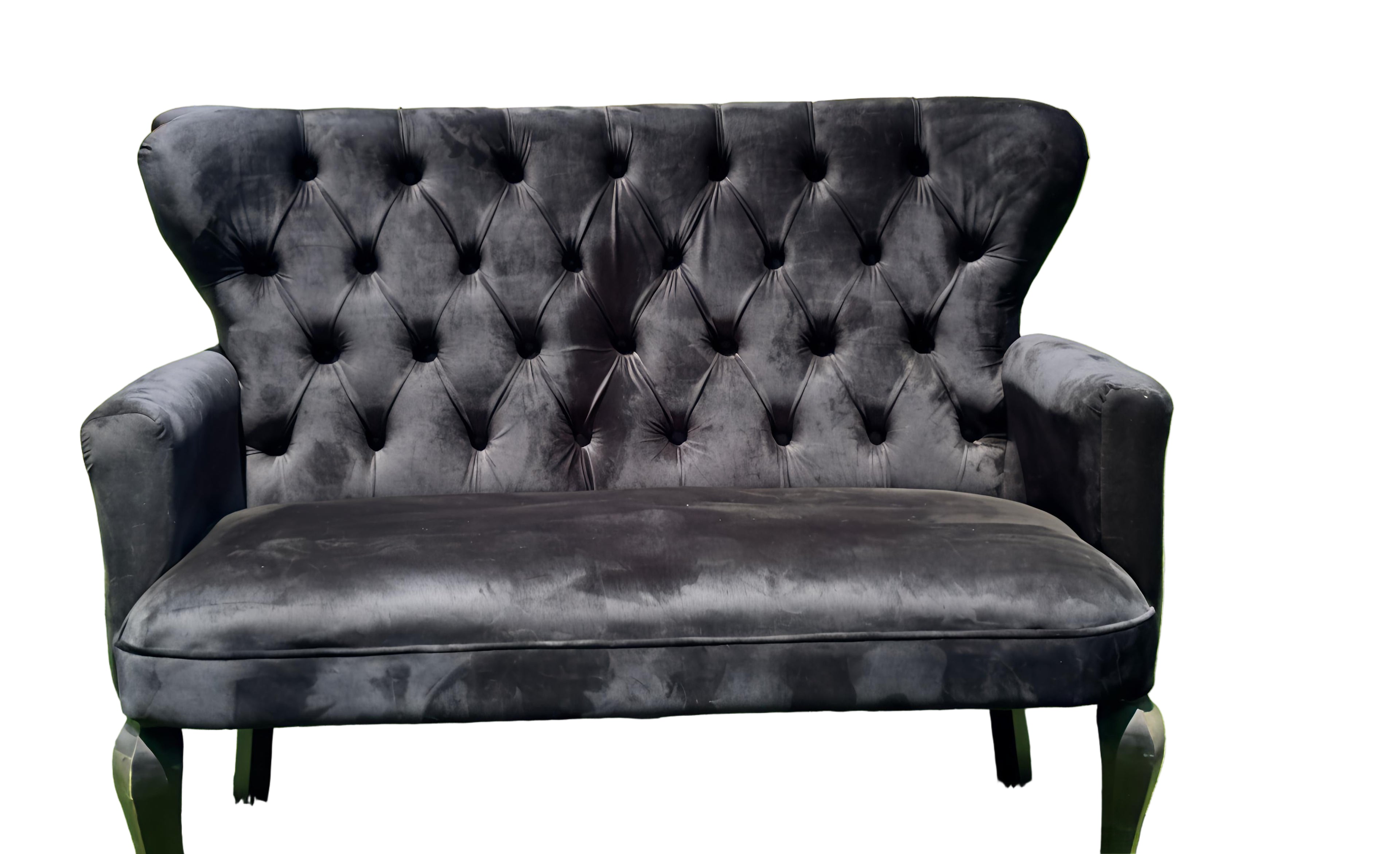 Loveseat Danna Negro (2 personas)