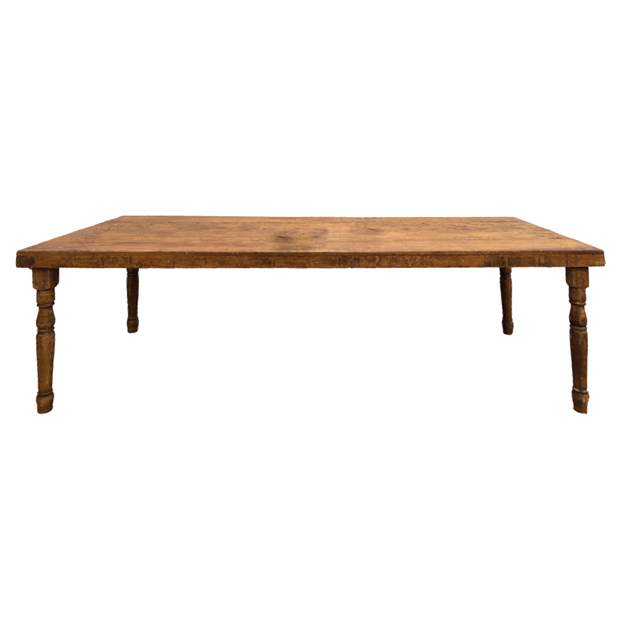 MESA RECTANGULAR DE MADERA 1.00 X 2.40 (12 pers)