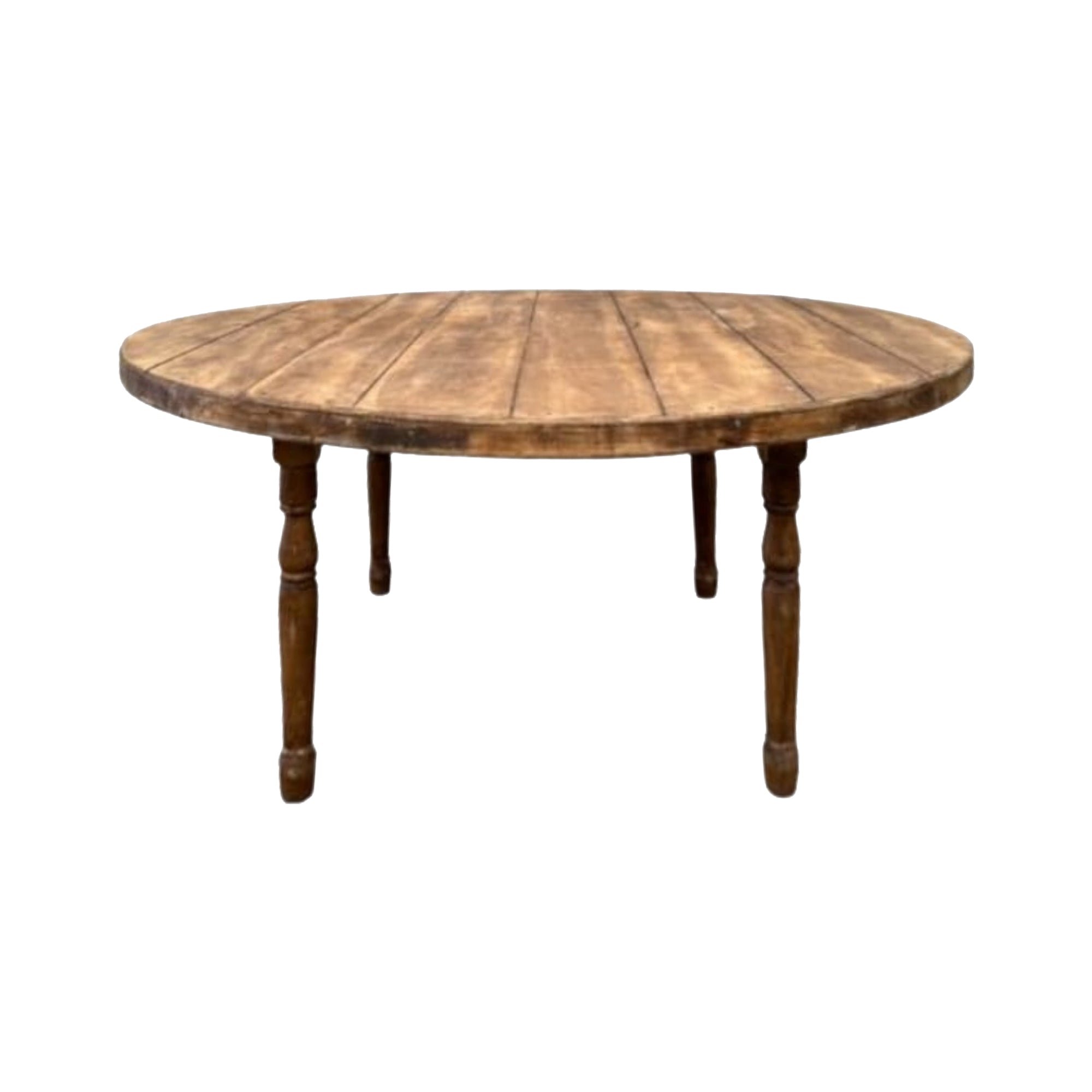 MESA REDONDA DE MADERA 1.60 DIAMETRO