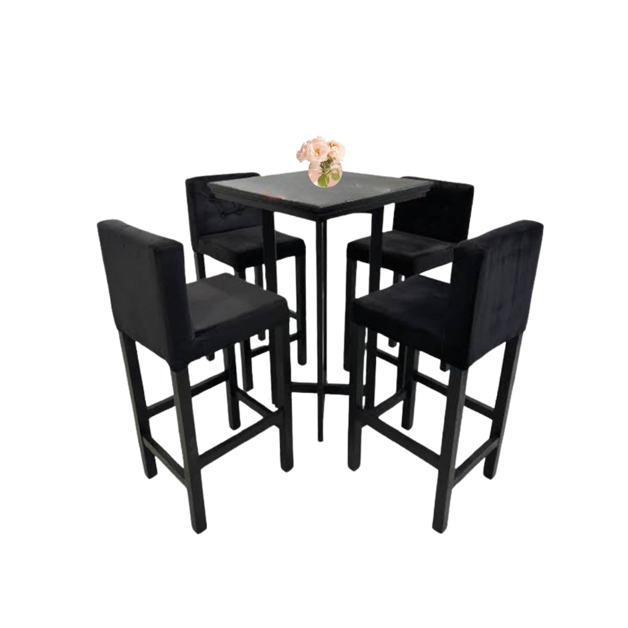 PERIQUERA DE MADERA NEGRA 4 PERSONAS
