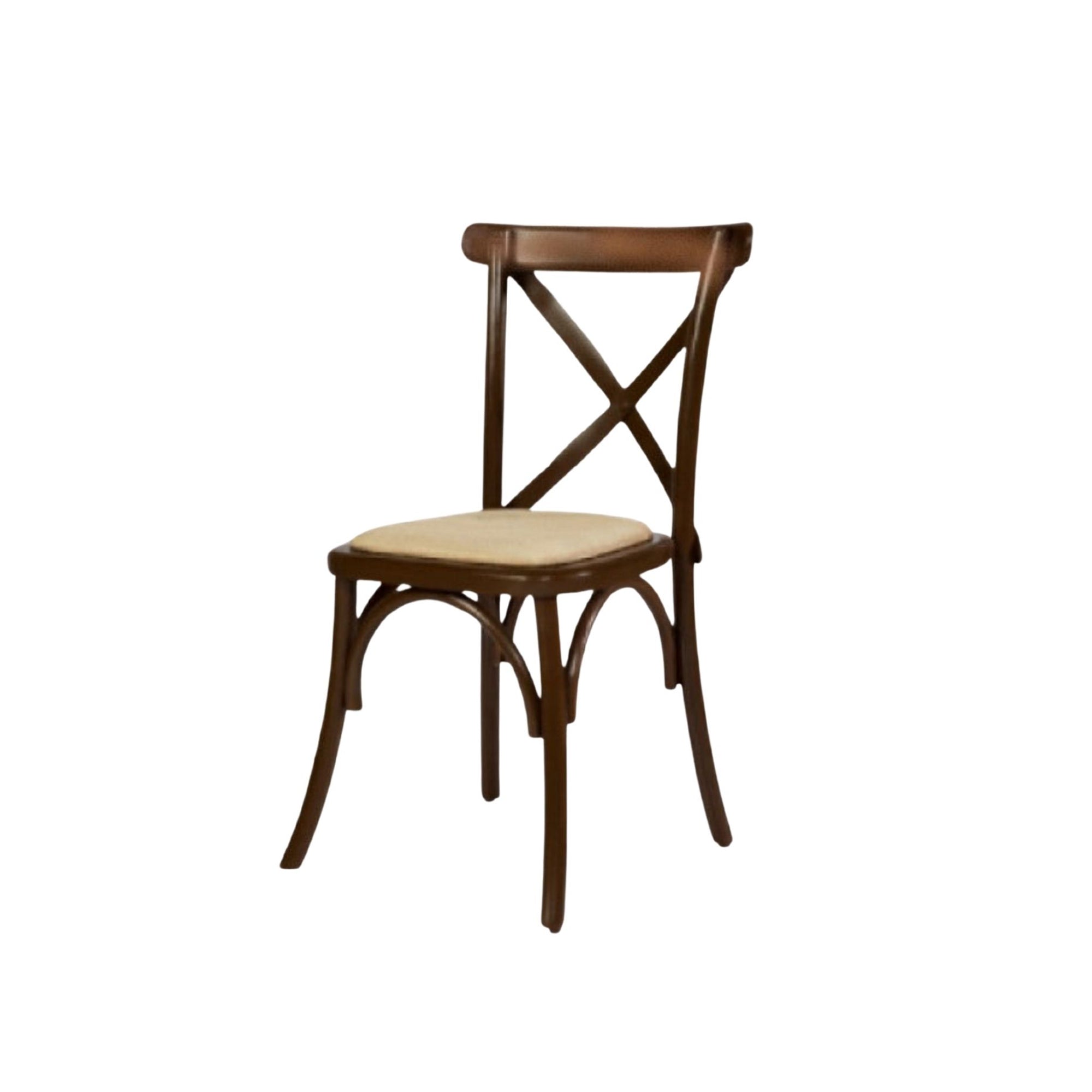 SILLA CROSS BACK CAOBA