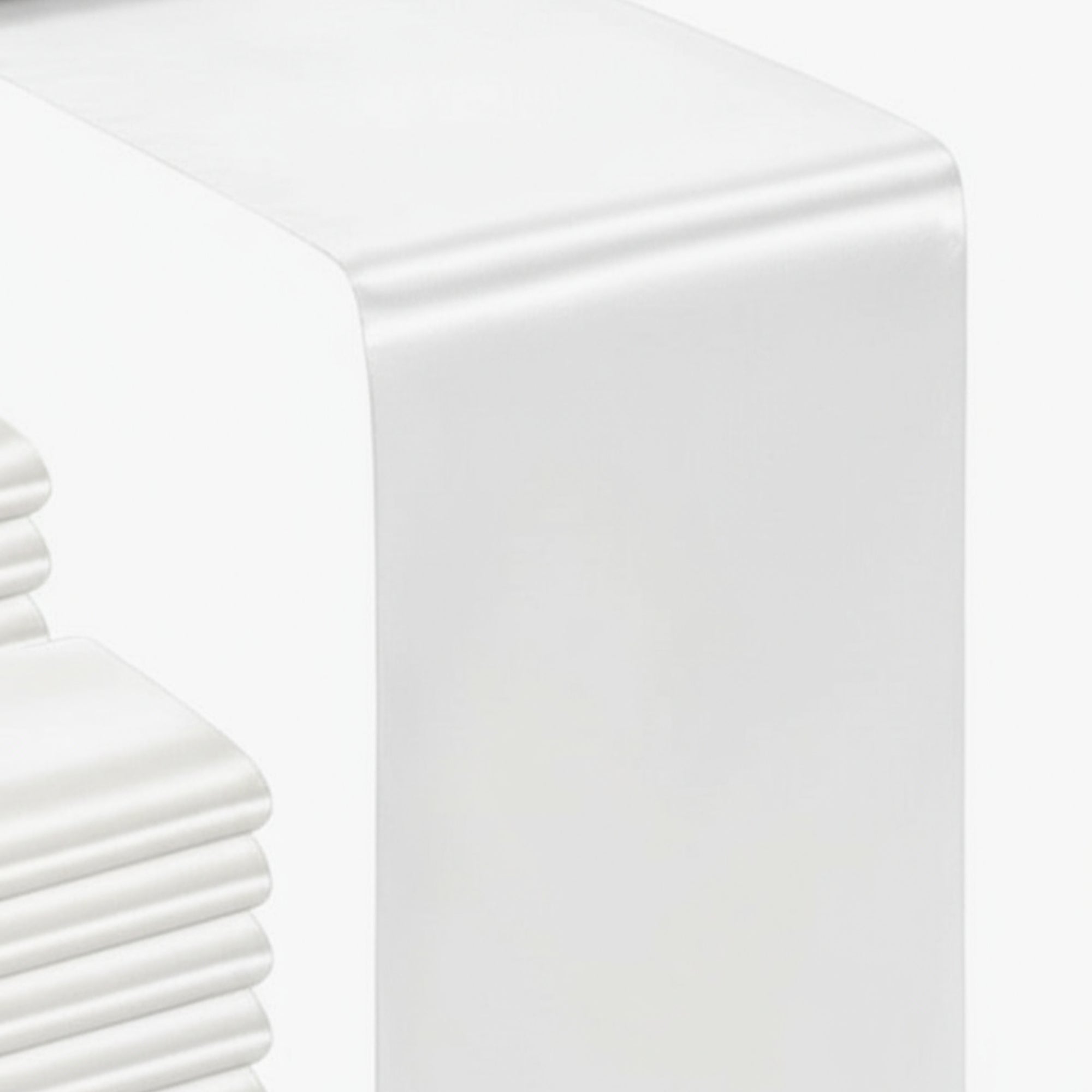 CAMINO DE MESA SATÍN BLANCO