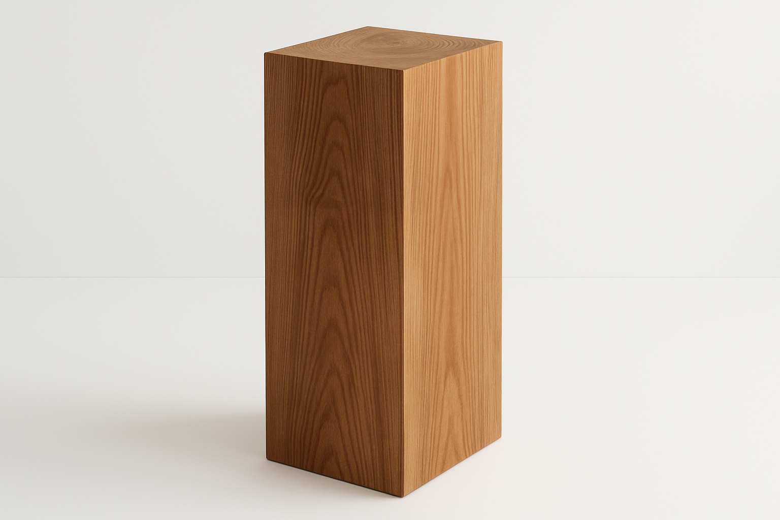 Cubo de madera de .30x.30x.80 cms