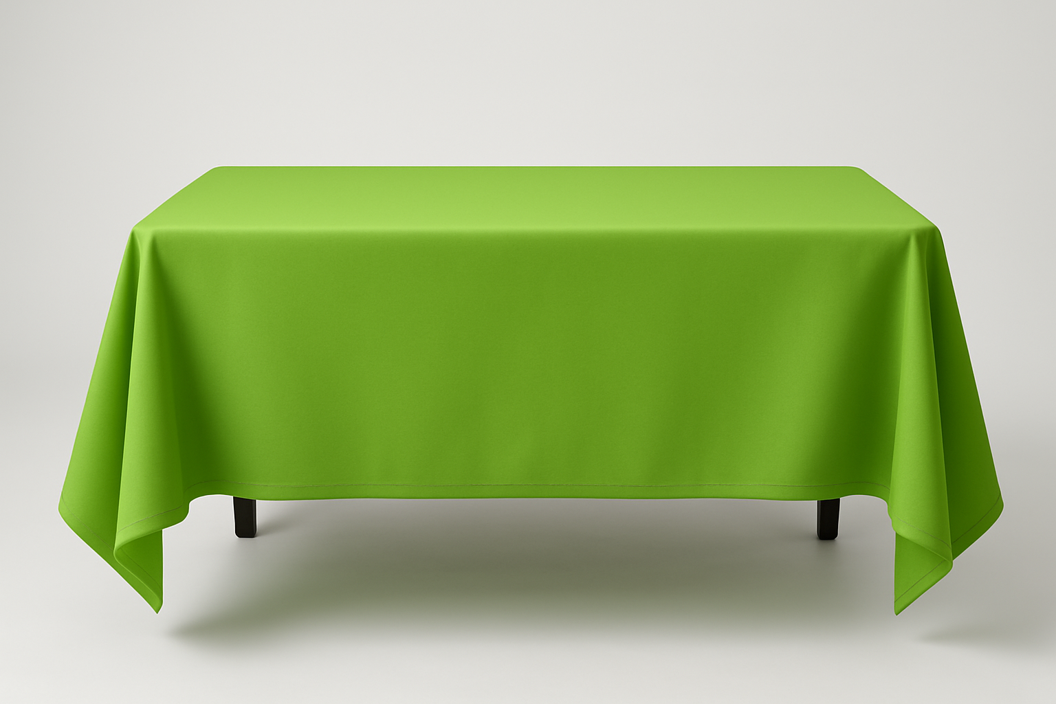 Mantel Rectangular corto verde manzana