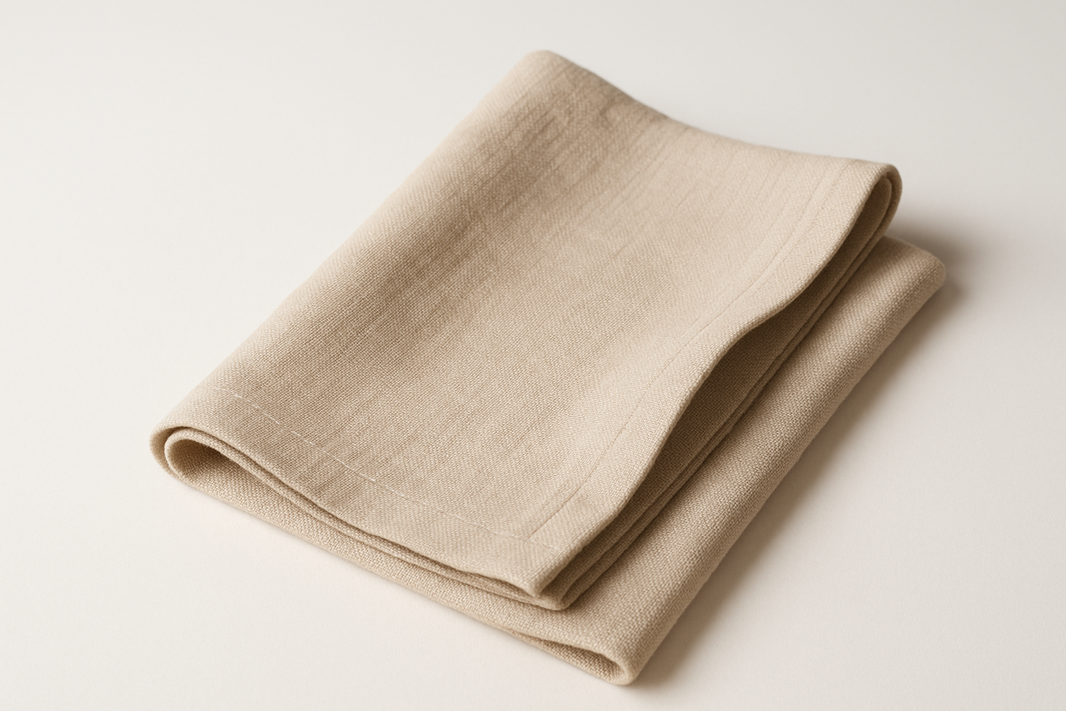 Servilleta de tela beige