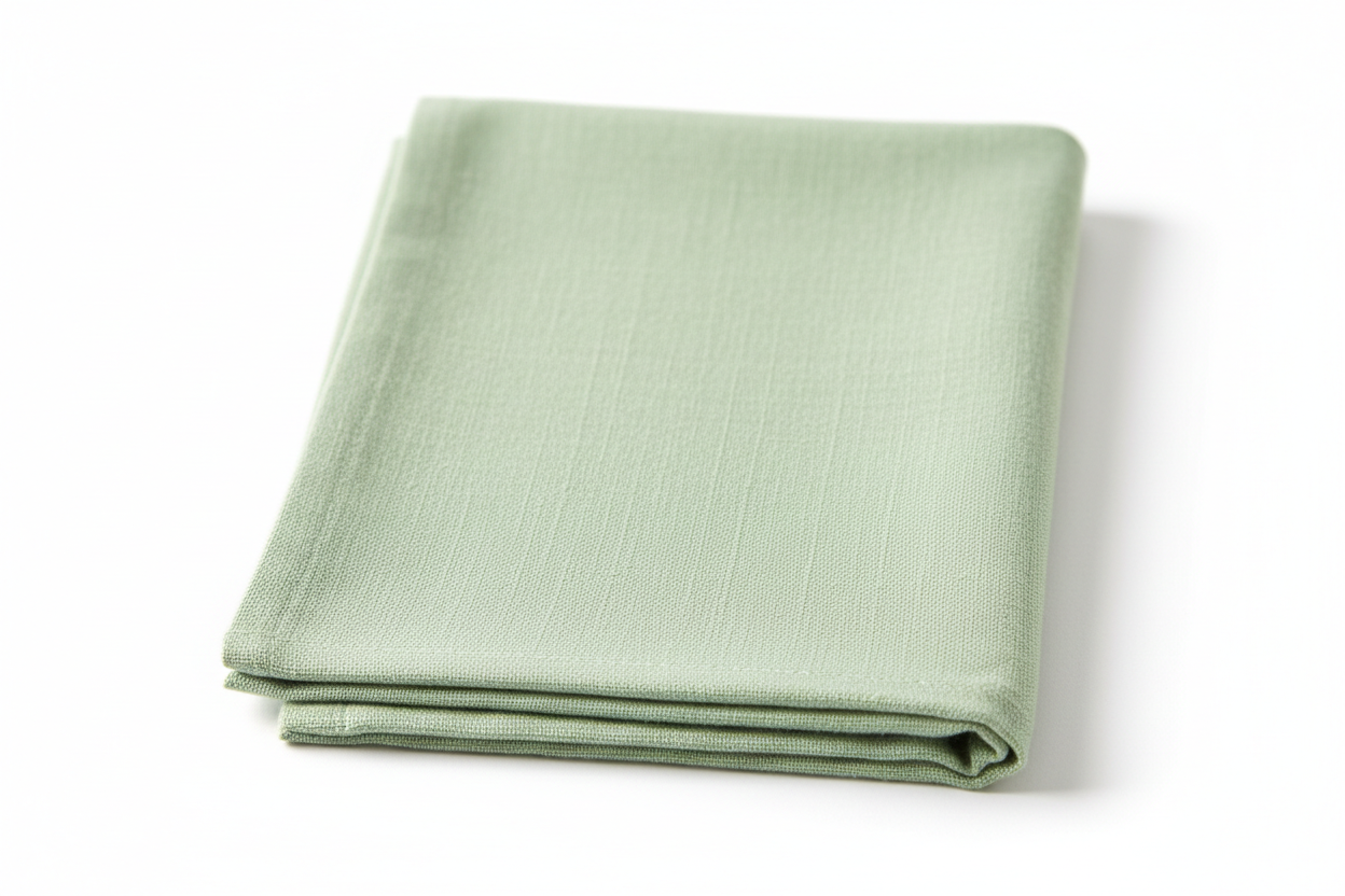 Servilleta de tela verde claro 