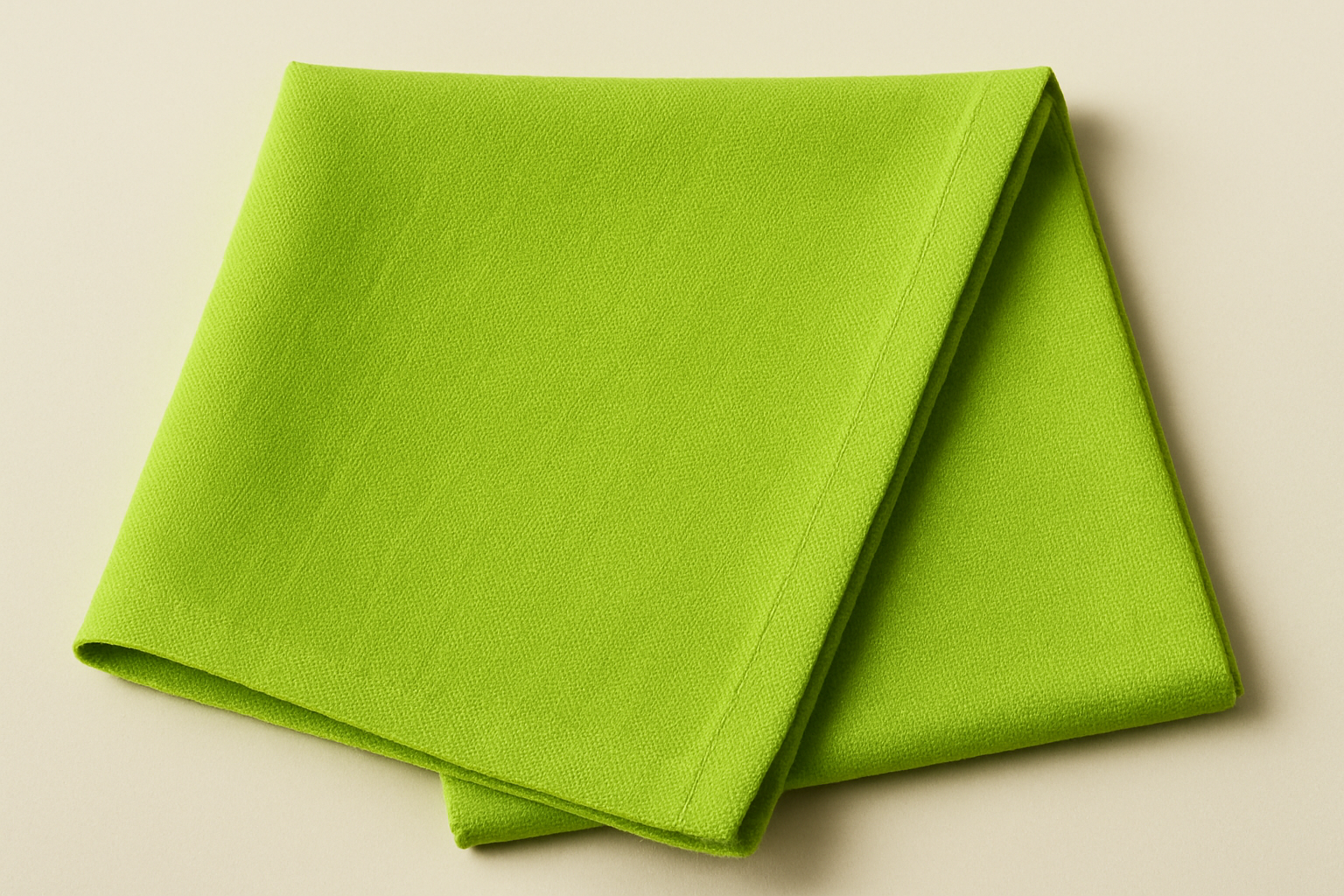 Servilleta de tela verde limon